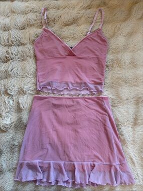 Current Mood Pink Two Piece Set